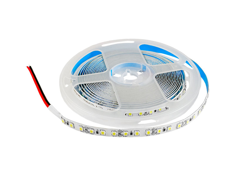 Світлодіодна стрічка 1 м AVT SMD3528 120 LED 12В 9.6Вт  IP20 11050-11500К холодний білий (6145)