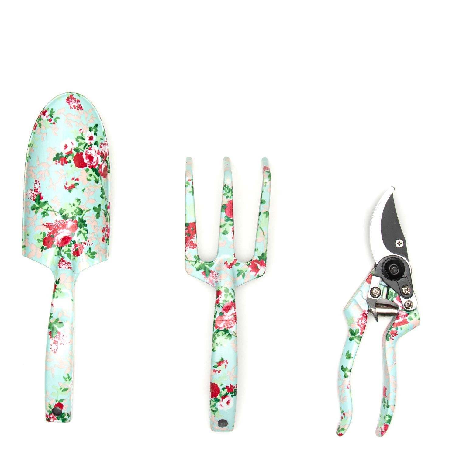 Комплект садових ручних інструментів рукавички ножиці/граблі/лопатка з 4 предметів - фото 7 Комплект садових ручних інструментів рукавички ножиці/граблі/лопатка з 4 предметів - фото 7