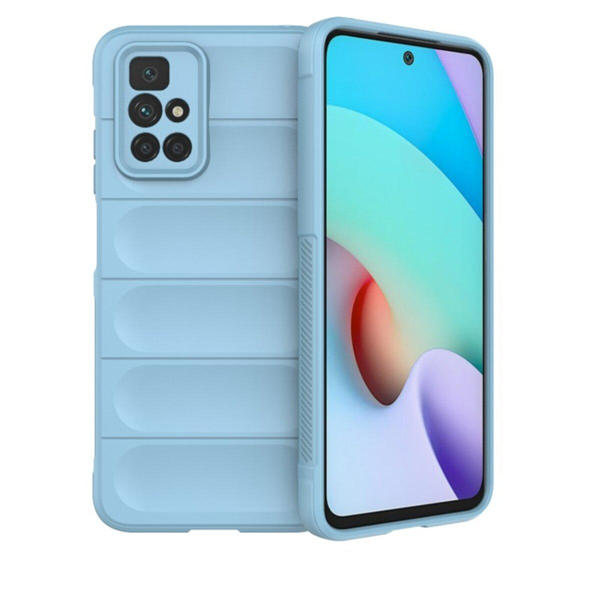 Противоударный чехол для Xiaomi Redmi 10 4G Cosmic Magic Shield / Light Blue