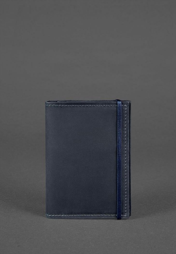 Обложка кожаная для паспорта 2.0 Синий (A-026638)