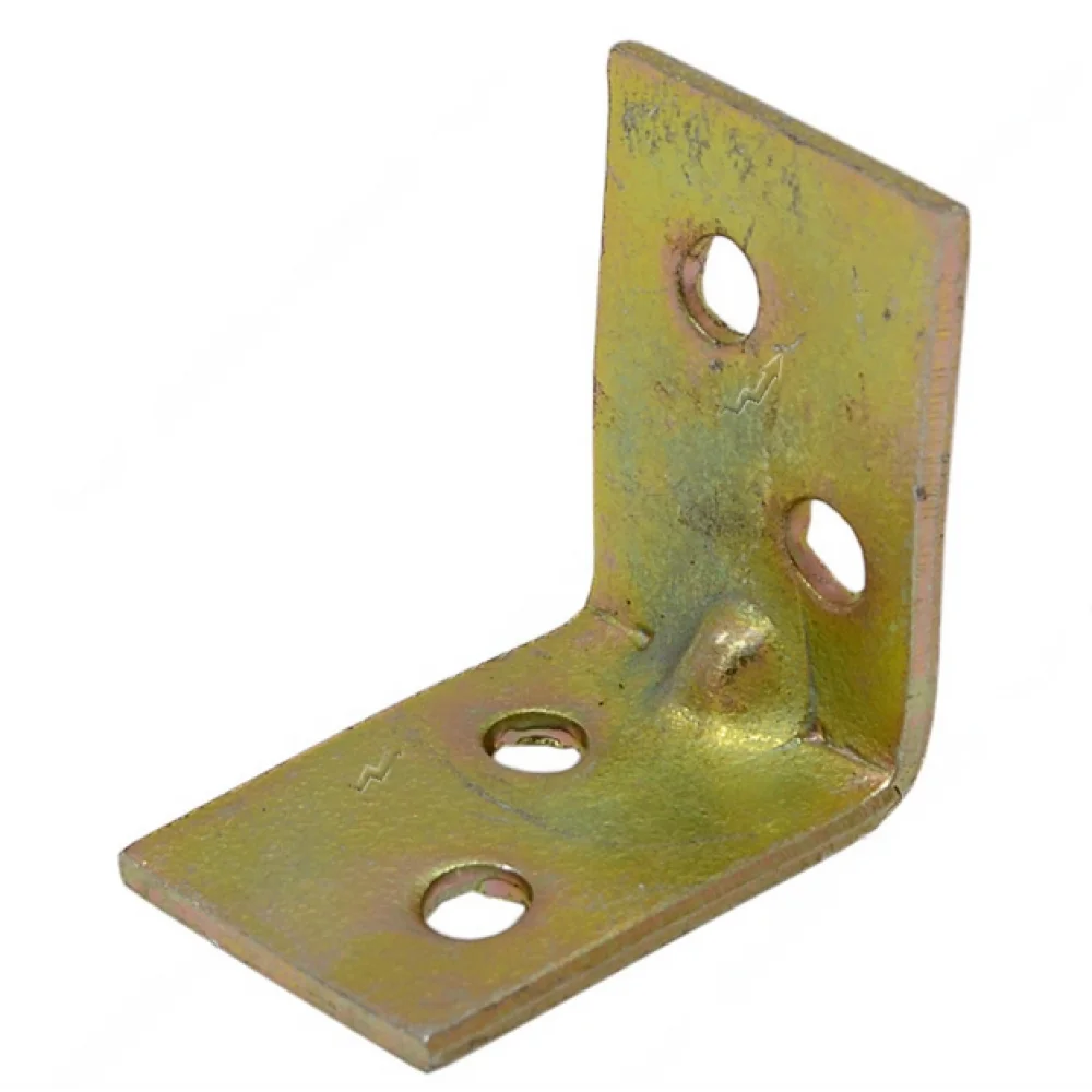 Кутник ХЗШП кріпильний оцинкований монтажний 20х20х21 мм (UK0724) Кутник ХЗШП кріпильний оцинкований монтажний 20х20х21 мм (UK0724)