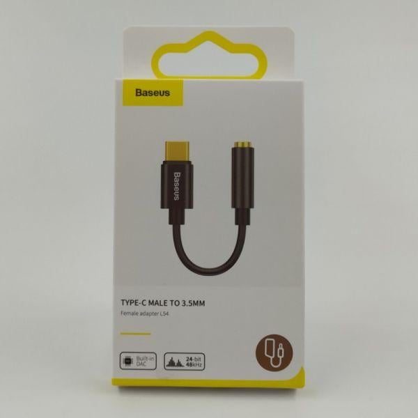 Переходник AUX BASEUS L54 с Type-C на 3.5 мм Black (24014376)