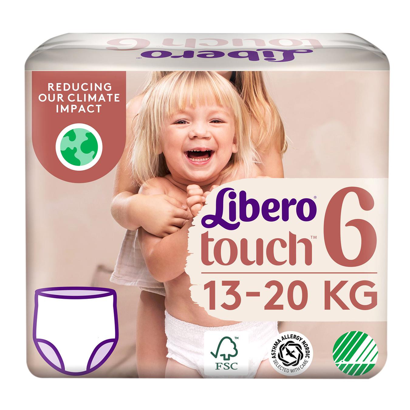 Підгузки-трусики Libero Touch 6 від 13 до 20 кг 28 шт. (7322541739670)