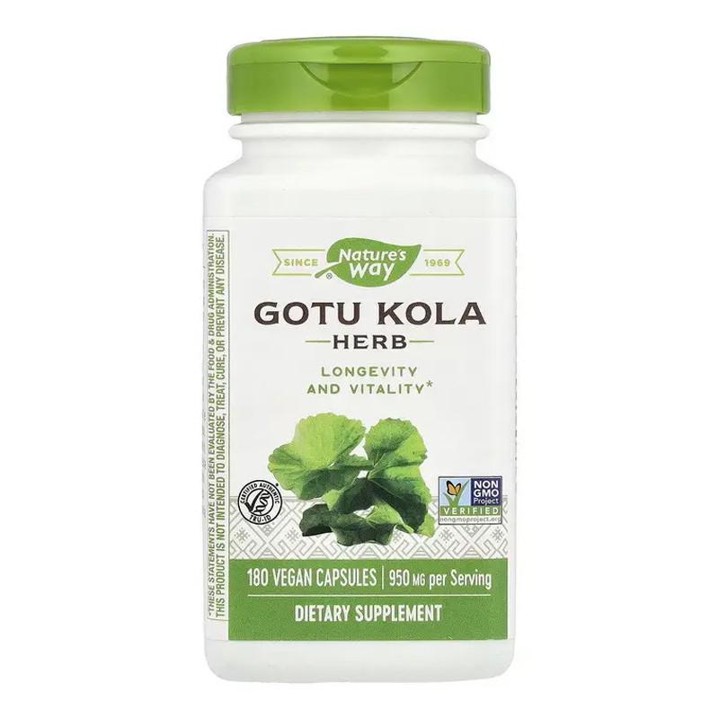Готу кола Nature's Way Gotu Kola 180 вега-капс. (23196-01) Готу кола Nature's Way Gotu Kola 180 вега-капс. (23196-01)