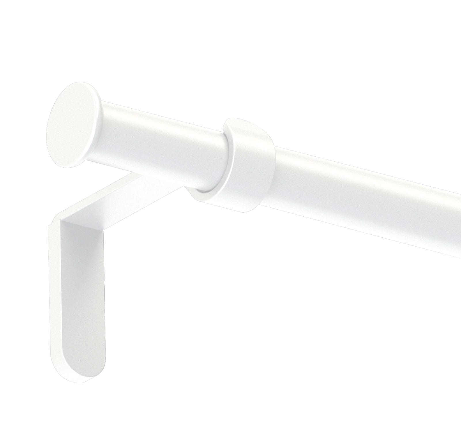 Карниз Mardom Осло металл одинарный 19 мм 240 см Белый (505366)