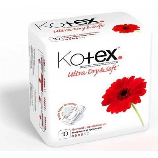 Прокладки Kotex Ultra Soft Normal 4 краплі 10 шт. (542669)