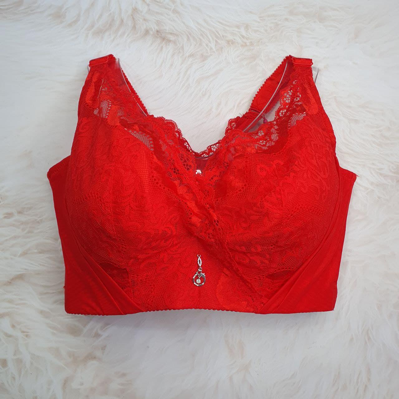 Бюстгалтер Люся глубокая чашка 100Е Красный (16010)