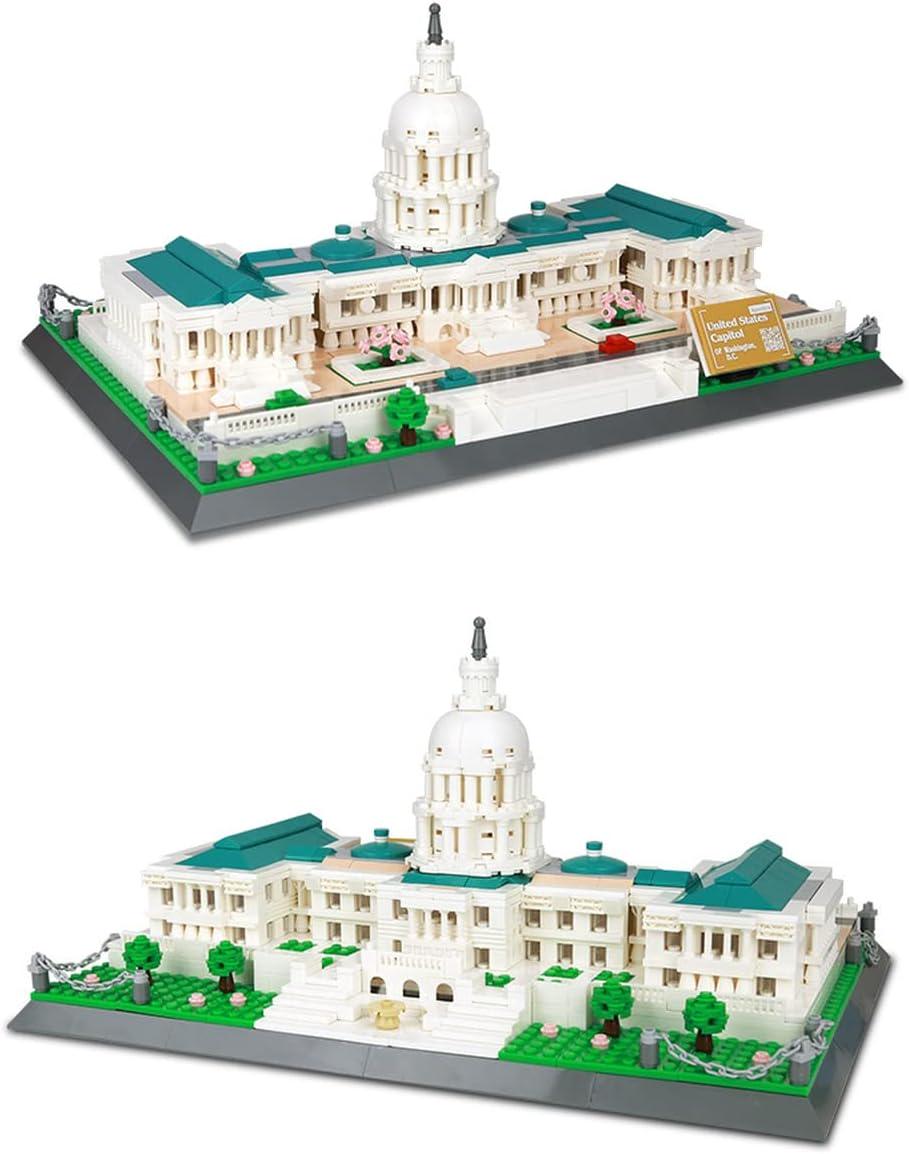Конструктор 3D Wange Архитектура Капитолий Вашингтон США United States Capitol 5235 для детей и взрослых 1074 деталей - фото 2 Конструктор 3D Wange Архитектура Капитолий Вашингтон США United States Capitol 5235 для детей и взрослых 1074 деталей - фото 2