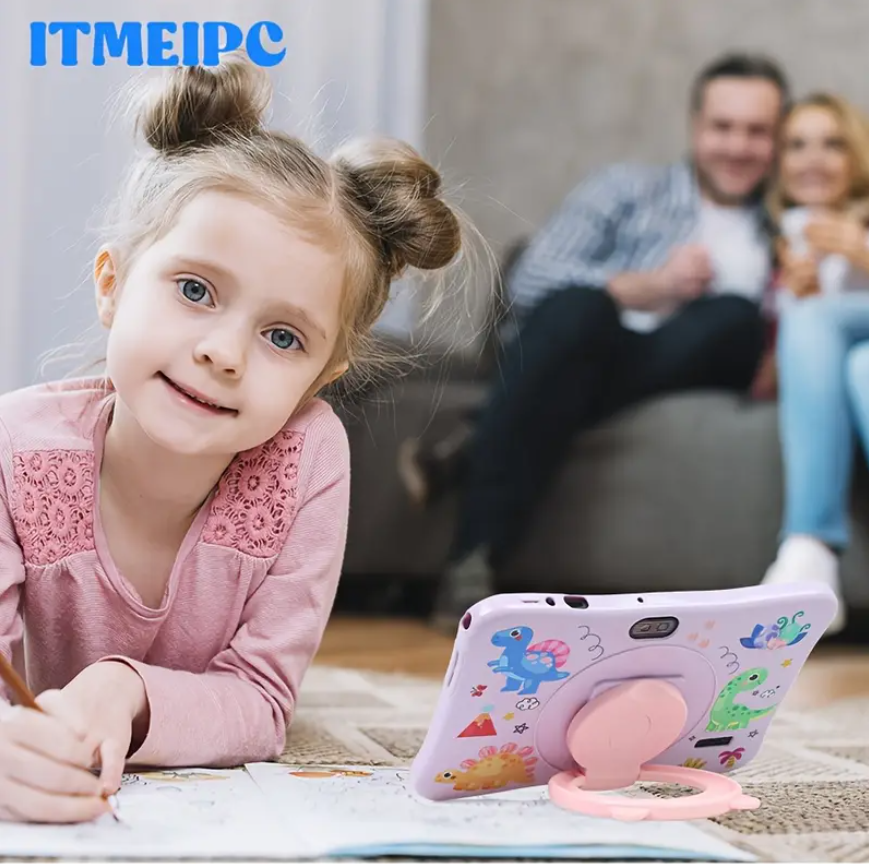 Планшет детский и защитный чехол с подставкой ITMEPC 4ГБ/32 ГБ Фиолетовый (ЧФД5) - фото 5 Планшет детский и защитный чехол с подставкой ITMEPC 4ГБ/32 ГБ Фиолетовый (ЧФД5) - фото 5