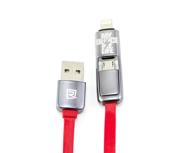 Кабель data Remax Transformer lightning-micro 1 м Белый - фото 3