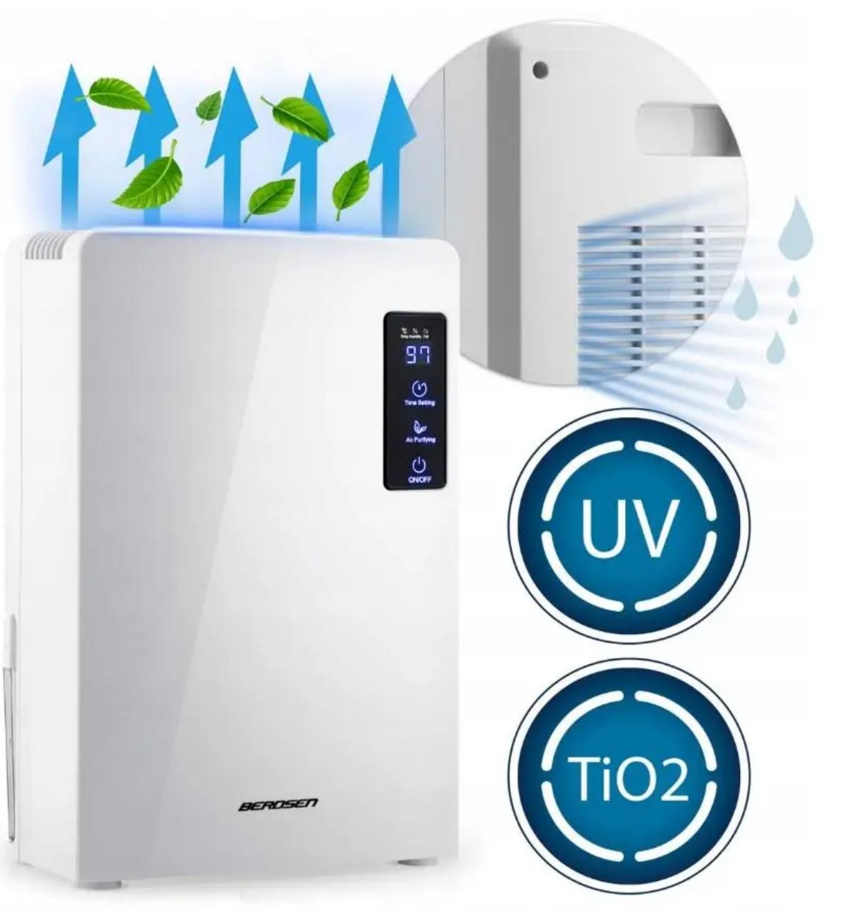 Осушитель воздуха Berdsen 90 Вт Белый - фото 3