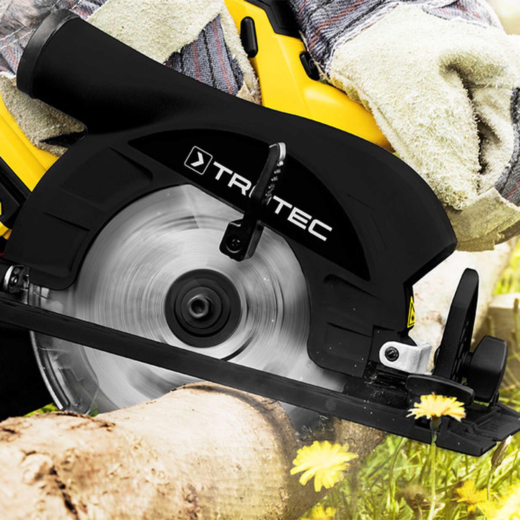 Пила циркулярна Trotec PCSS 10-20V акумуляторна з кейсом (4430000110) - фото 21 Пила циркулярна Trotec PCSS 10-20V акумуляторна з кейсом (4430000110) - фото 21