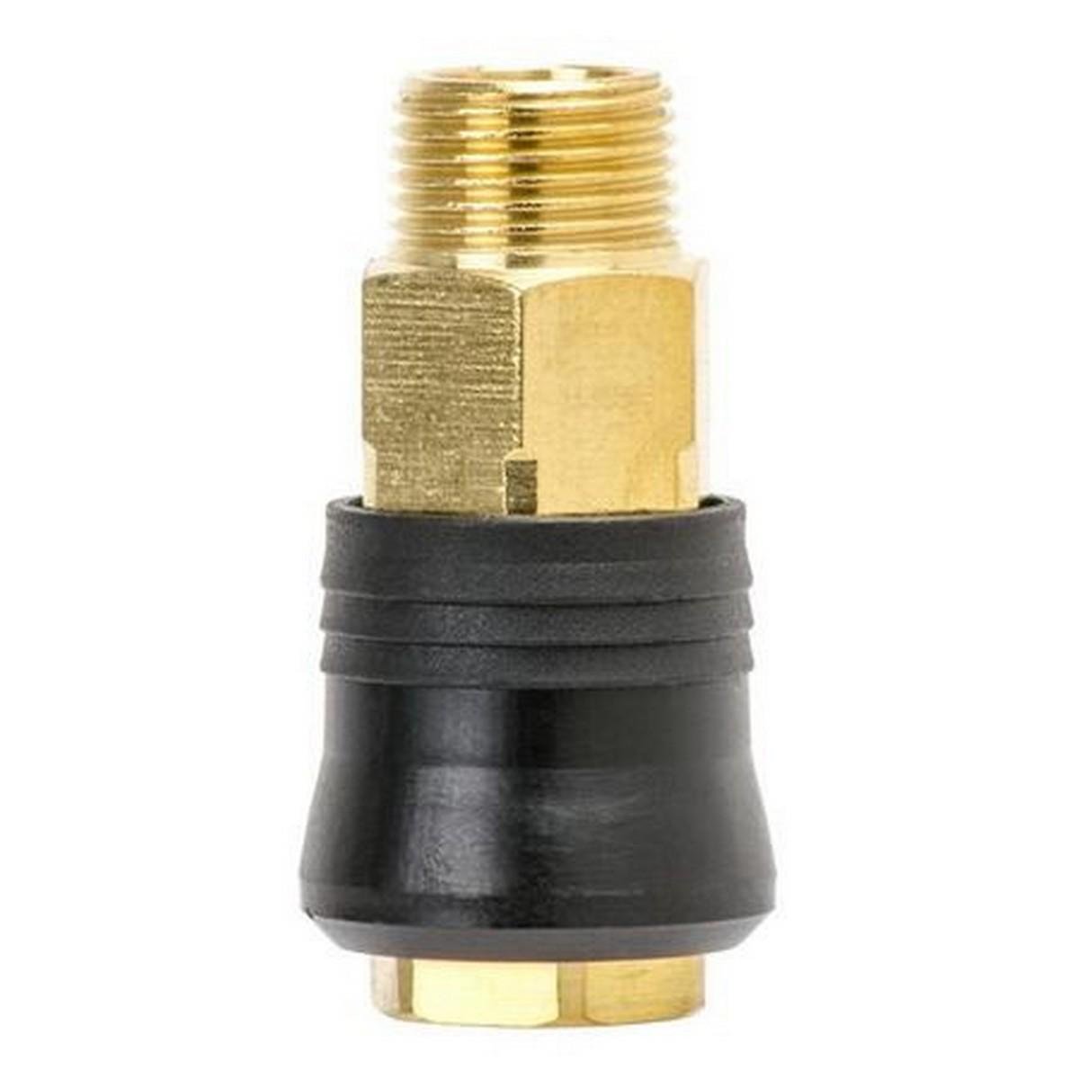 Быстроразъемное соединение с наружной резьбой 3/8 латунь (комп256)