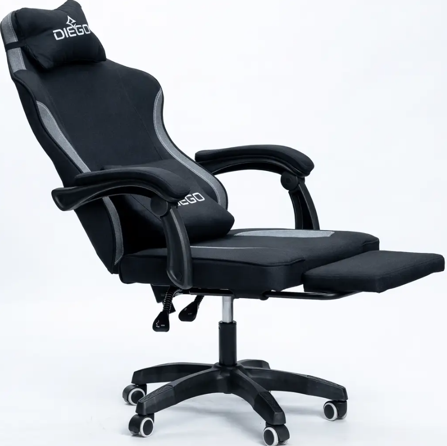 Крісло геймерське DIEGO Soft Black