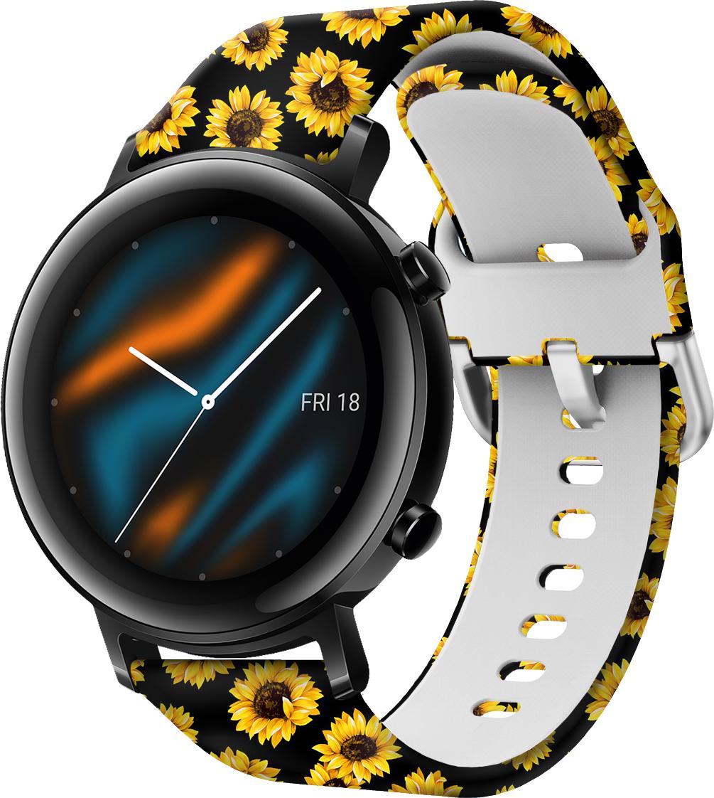 Ремешок Colorful для Huawei Watch GT 2 Sunflowers 42 мм (28336)