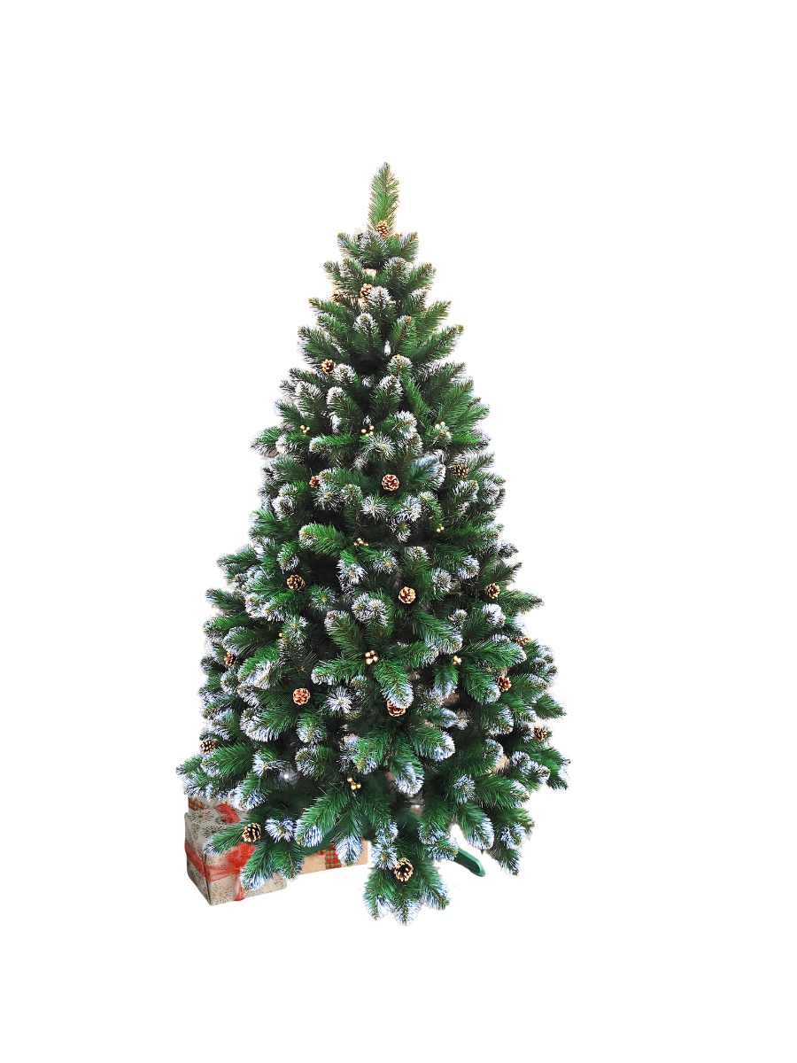 Искусственная елка пушистая со снегом YaLINKA КZ15 с золотыми шишками и жемчугом 150 см Золотой (90887644) - фото 13 Искусственная елка пушистая со снегом YaLINKA КZ15 с золотыми шишками и жемчугом 150 см Золотой (90887644) - фото 13