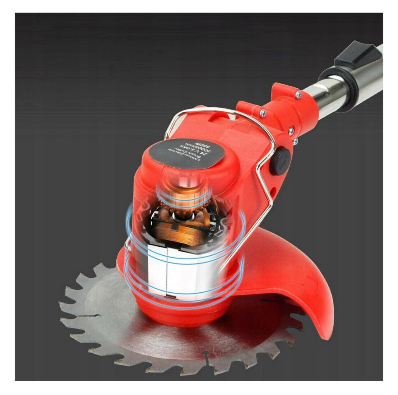 Триммер аккумуляторный для травы DaoLong на 2 аккумулятора (25344398) - фото 7 Триммер аккумуляторный для травы DaoLong на 2 аккумулятора (25344398) - фото 7