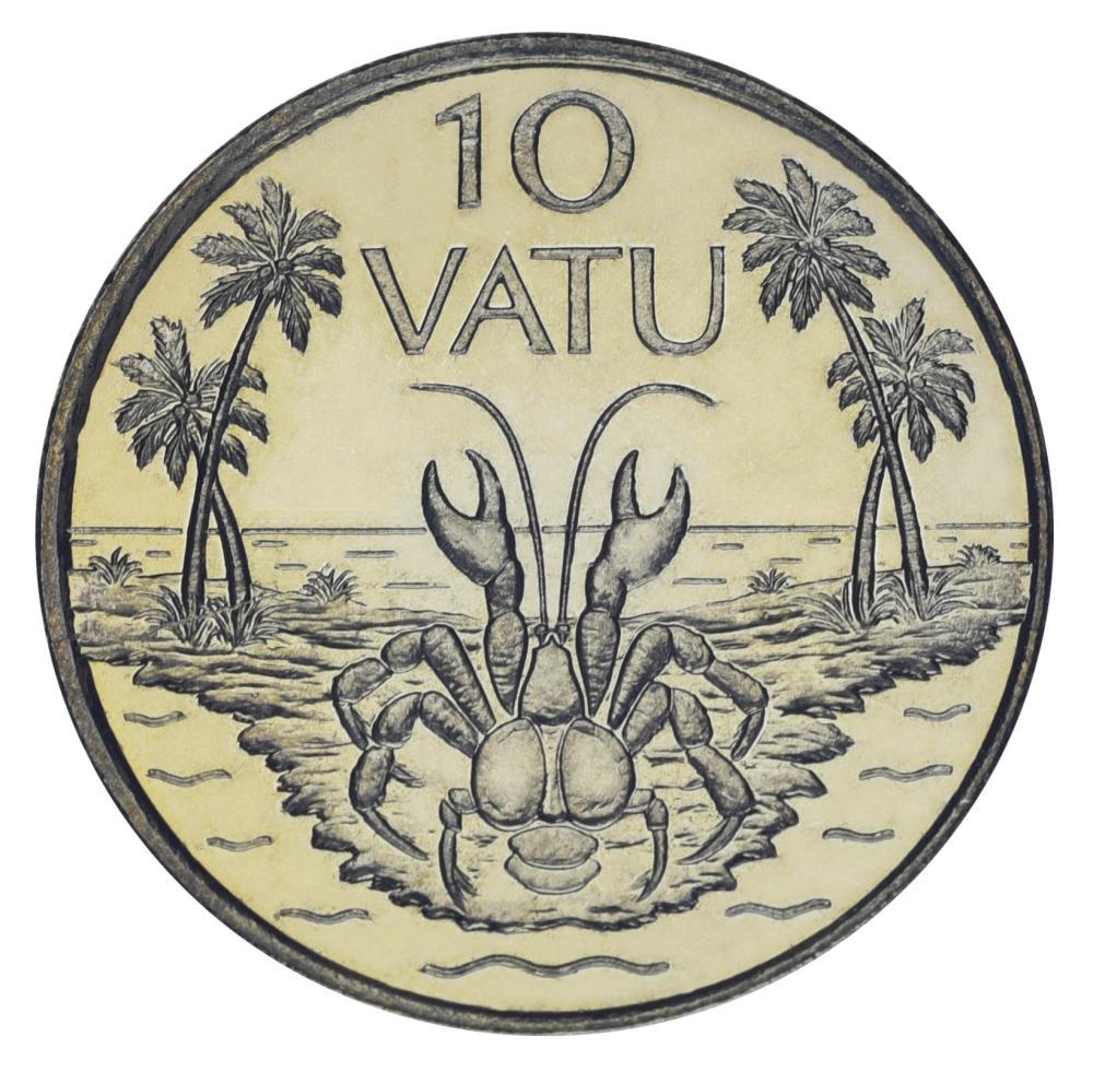 Коллекционная монета Вануату 10 вату 1999 UNC (KM#6)