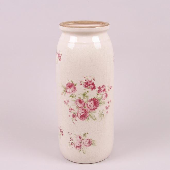 Ваза керамическая Flora Розы (38396) Ваза керамическая Flora Розы (38396)