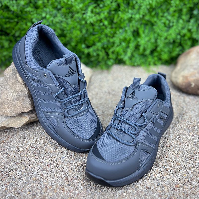 Кросівки чоловічі WALKING VS-0010987-3 перфоровані 27,5 см p. 43 Сірий (78305203)