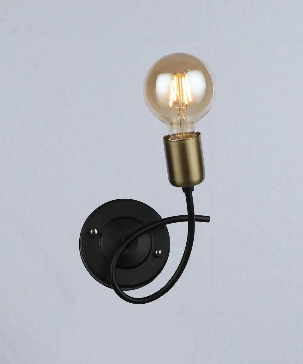 Бра настенное Sirius Loft Е27 IP20 В N3650/1W 60W Черный/Бронзовый (28687544)