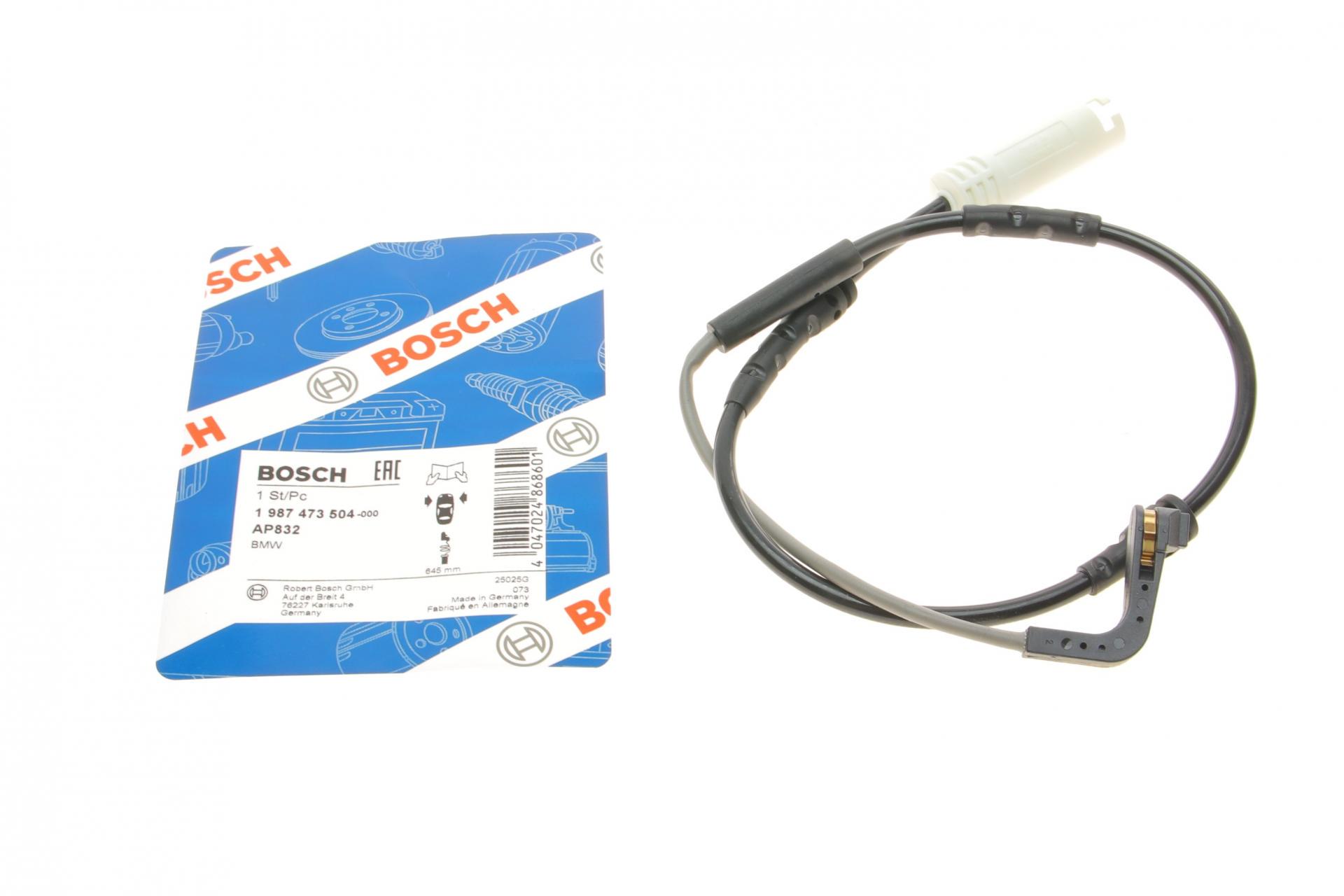 Датчик износа тормозных колодок передних BMW X1 E84 2,0d 09-15 L 645 мм (1 987 473 504)