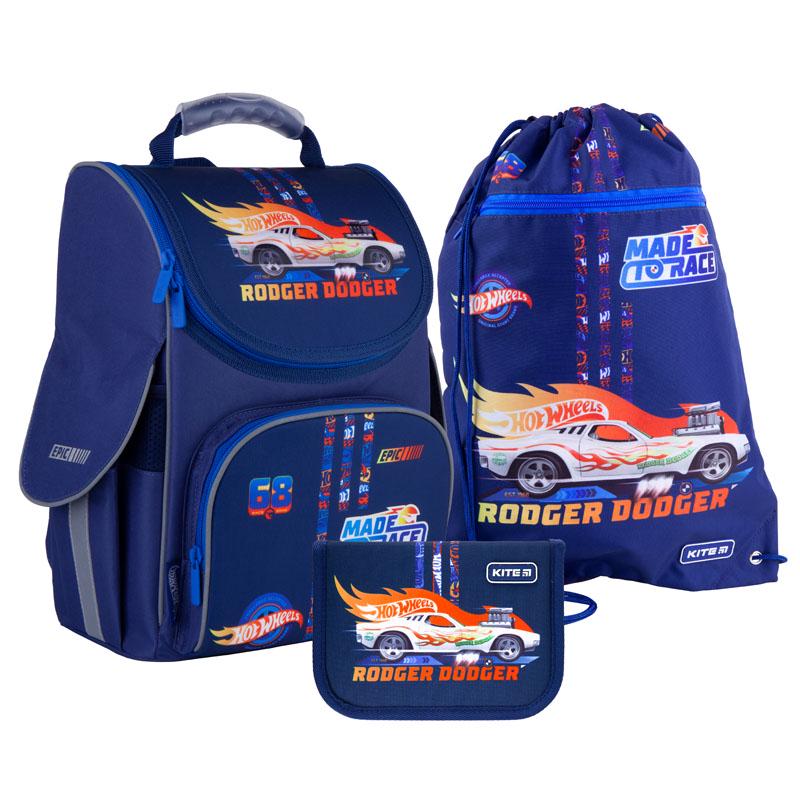 Рюкзак ортопедичний Kite Education Hot Wheels 35х25х13 см (SET_HW21-501S)