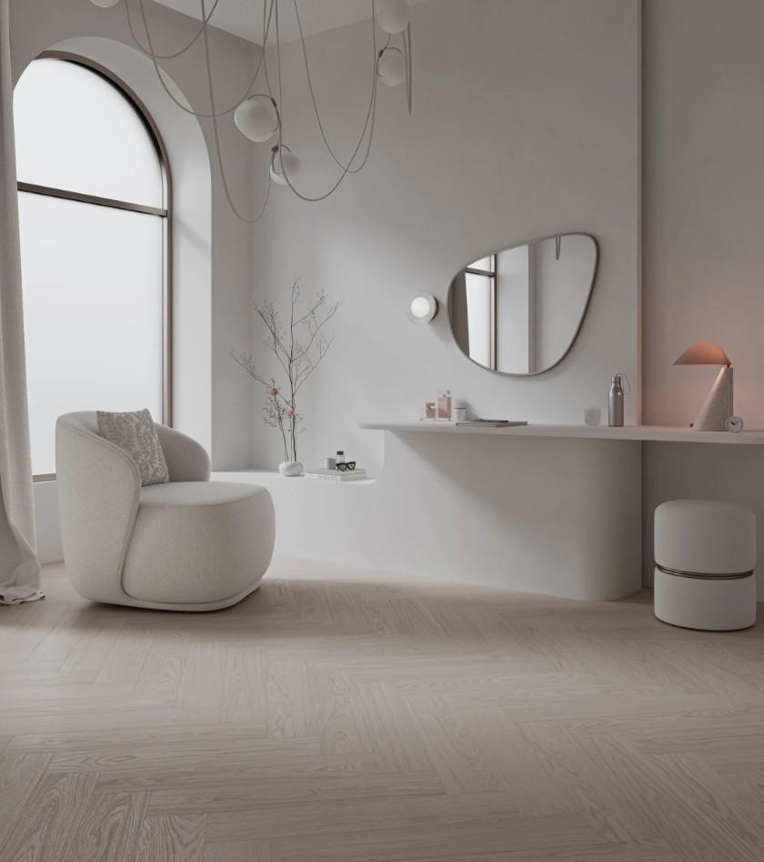 Ламинат виниловый Barlinek SPC LVT Next Step Herringbone DLE+ классическая английская елка без подкладки Дуб Silk (29710549) - фото 3