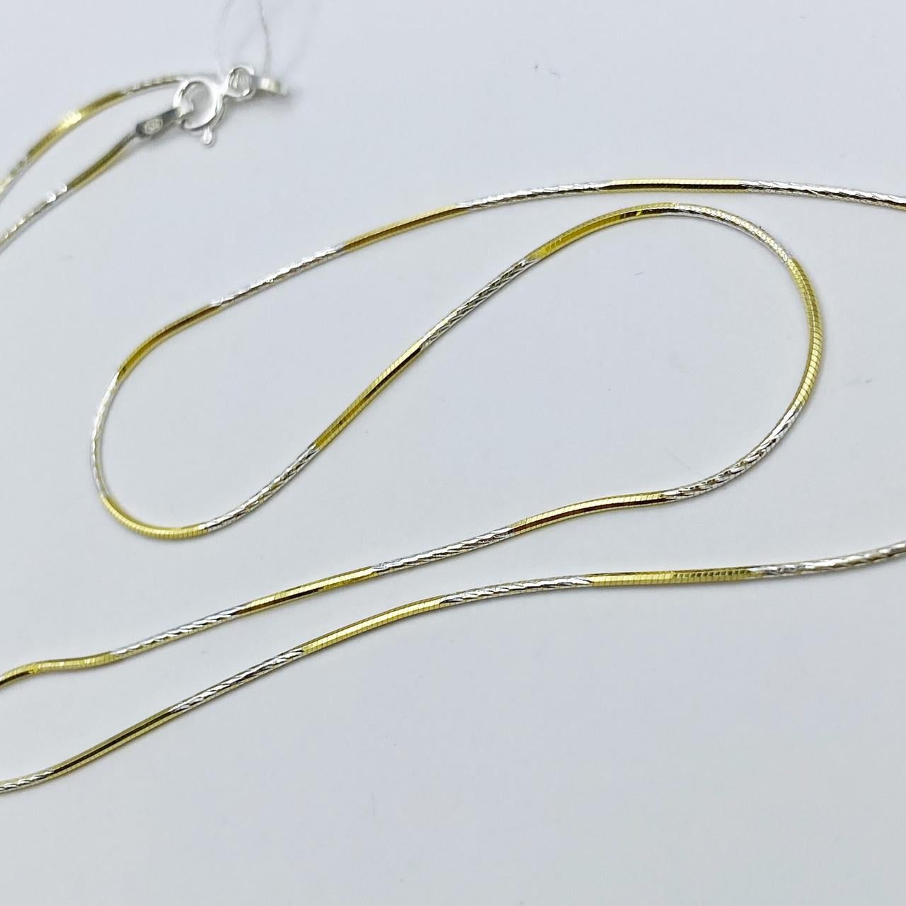 Цепочка серебряная Снейк 50 см 2,58 г