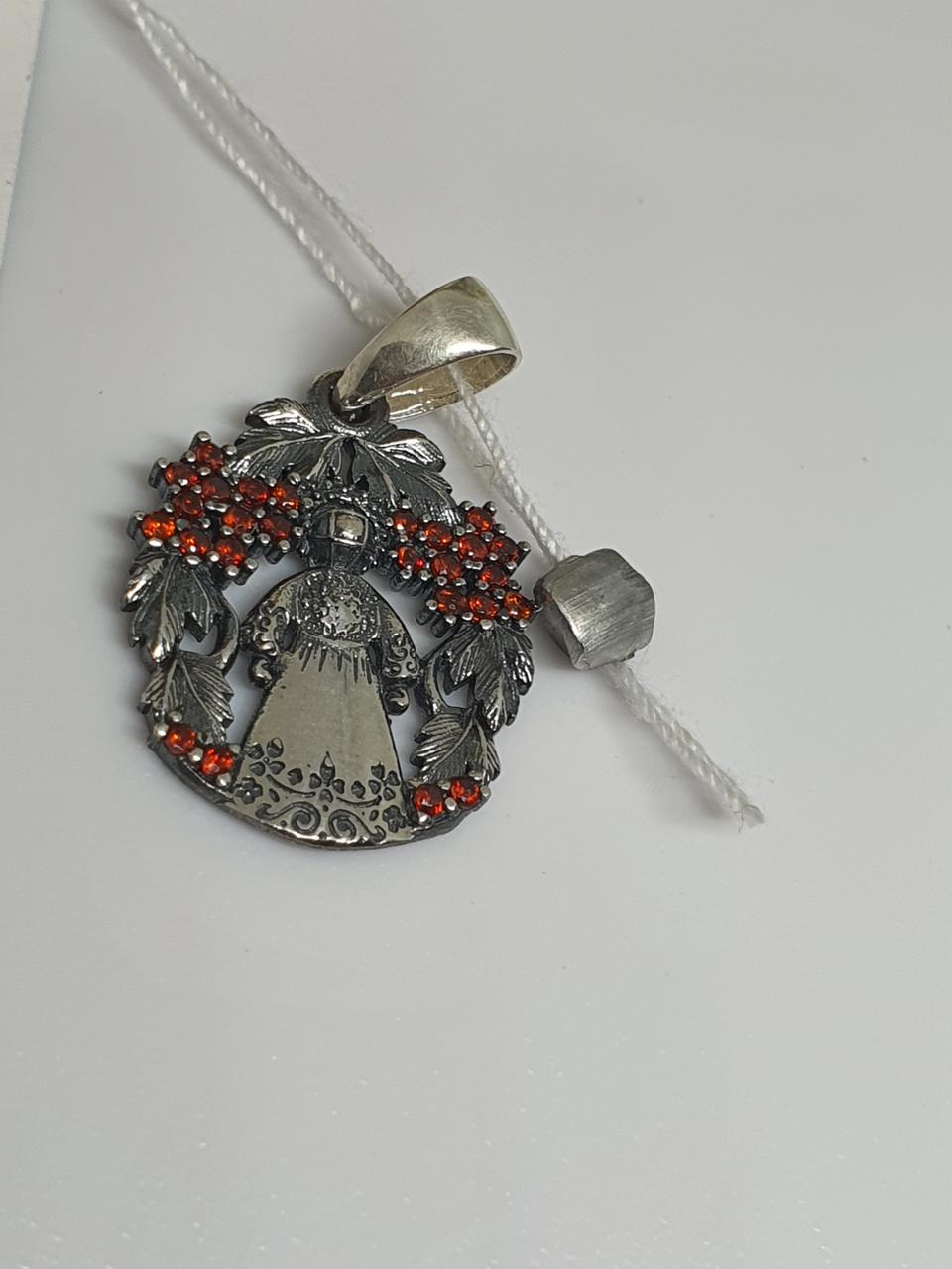 Кулон срібло лялька Мотанка в калині 925 проби (2757822869) - фото 6