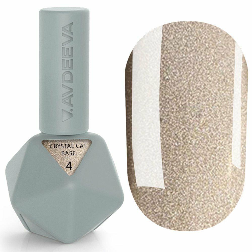 База для гель-лаку камуфлююча Victoria Avdeeva Camouflage Base Crystal Cat Eye №04 12 мл