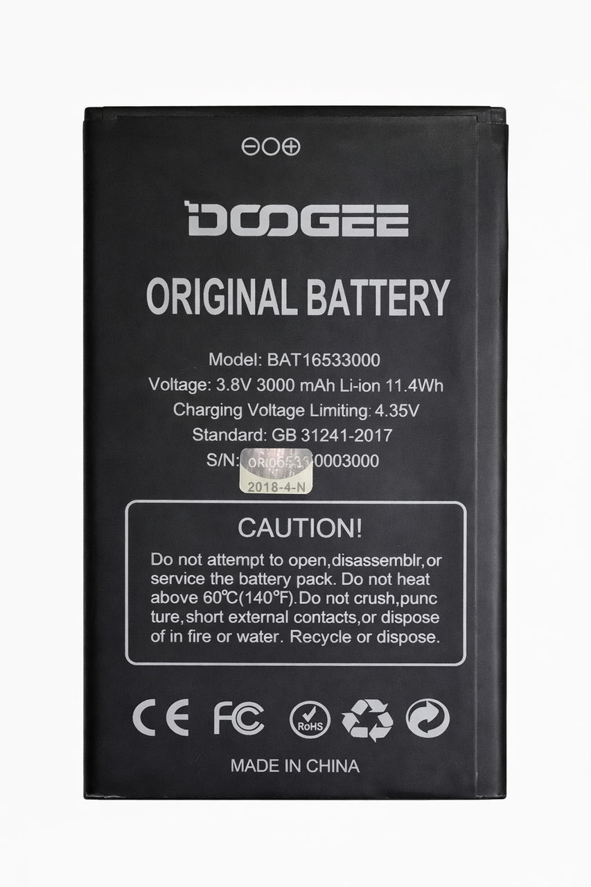Аккумулятор BAT16533000 для Doogee X9/X9 PRO 3000 mAh (000021396)