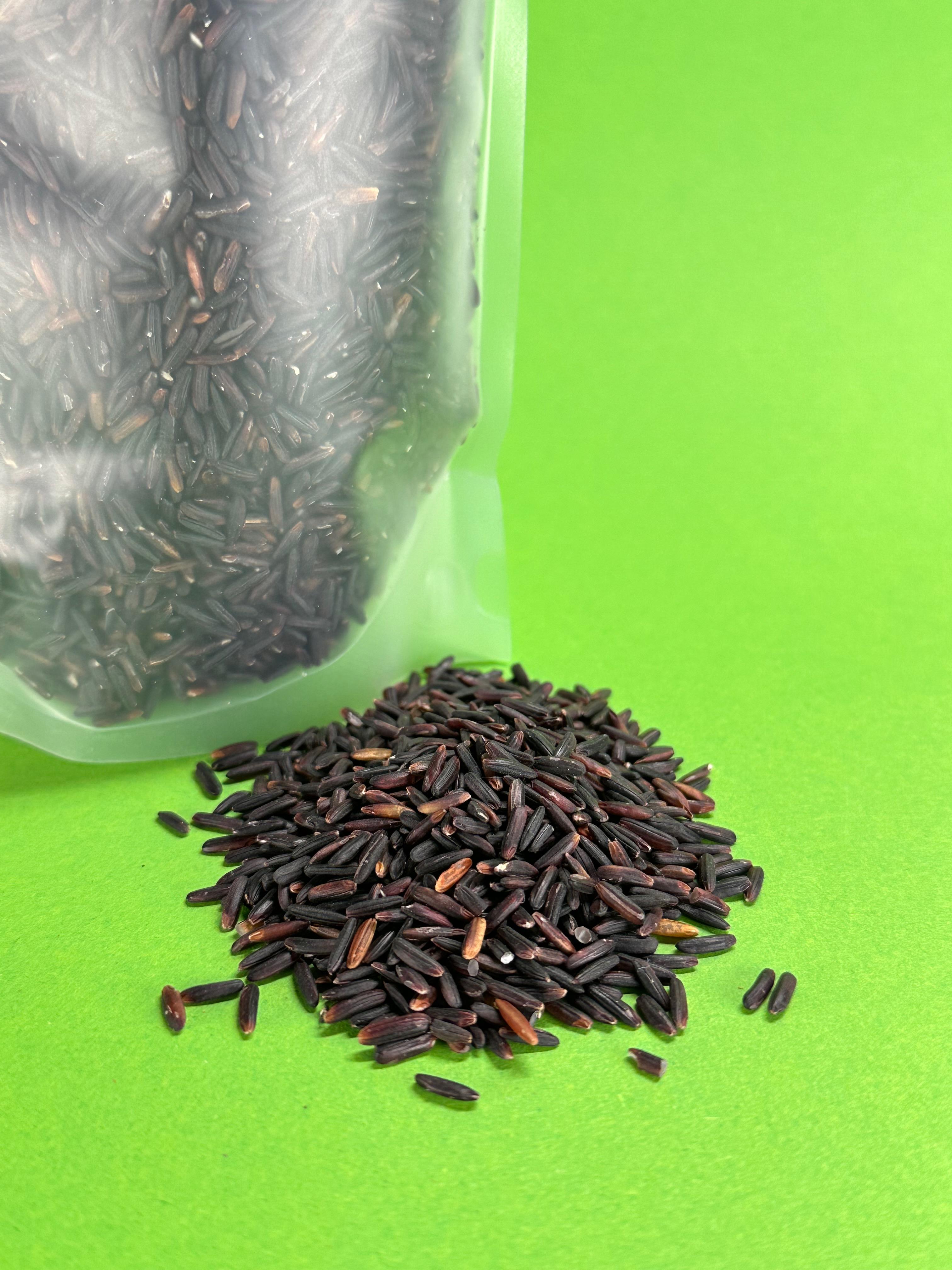 Рис черный нешлифованный 350 гр - фото 4 Рис черный нешлифованный 350 гр - фото 4