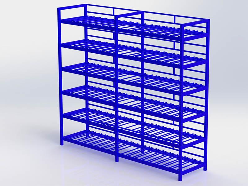 Стеллаж для хранения  Kompred OL611 на 180 огнетушителей (1667237418)