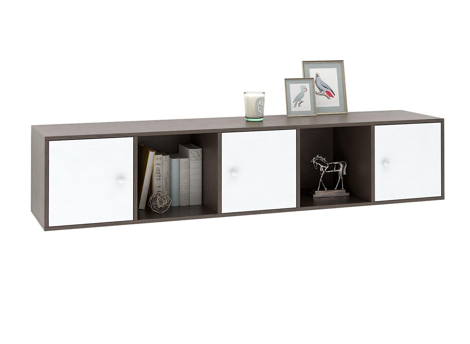 Полка настенная Прайм-51-1 Белый/Венге (111762142)