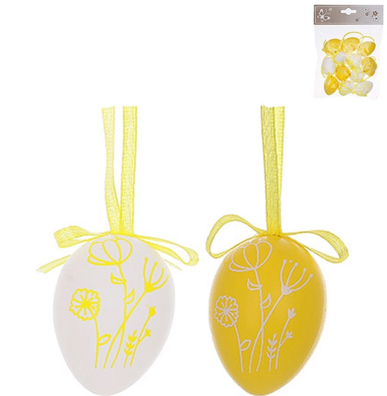 Набор пасхальных украшений на подвесе Писанка 12 шт. (42162)