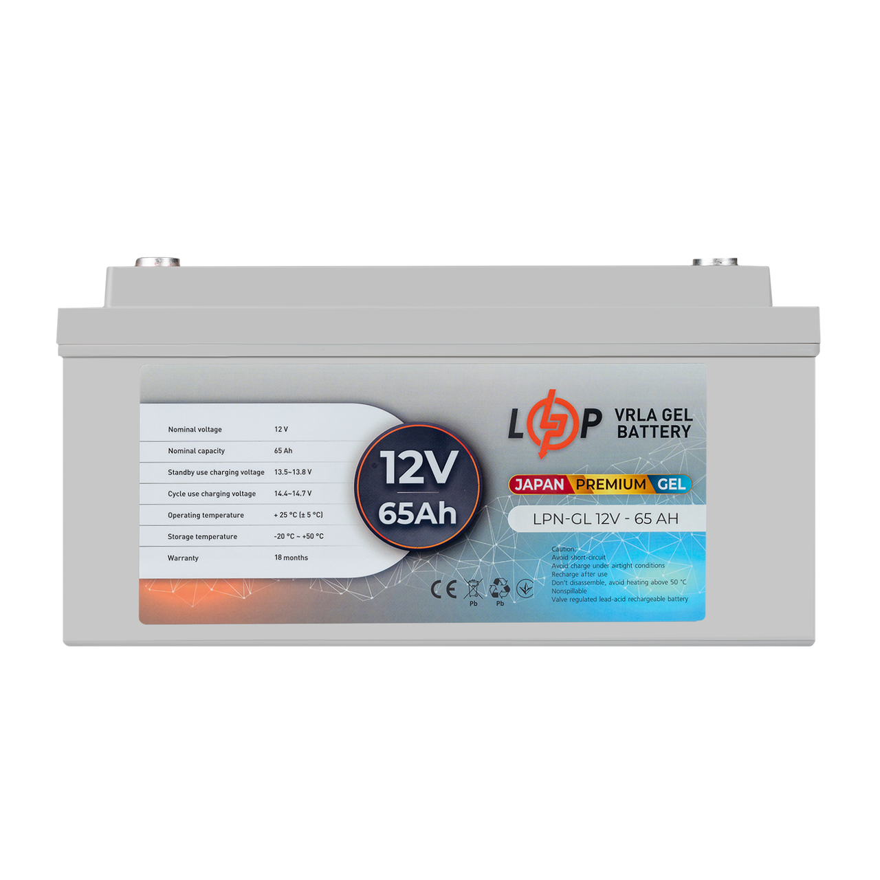 Аккумулятор гелевый LPN-GL 12V-65 Ah