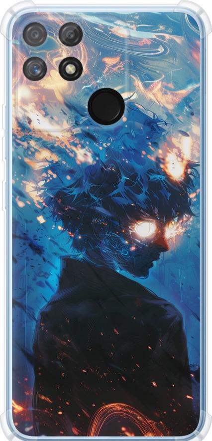 Чехол на Realme Narzo 50A Сатору Годжо (6129sp-2514-42517)