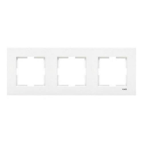 Рамка Viko Karre тройная горизонтальная Белый (21090-е)