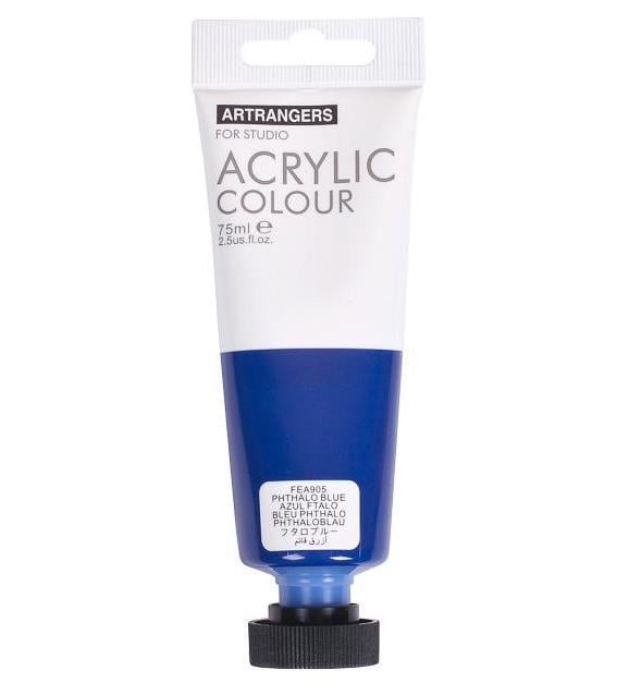 Краска акриловая ART RANGER 75 мл Phthalo blue - фото 1 Краска акриловая ART RANGER 75 мл Phthalo blue - фото 1