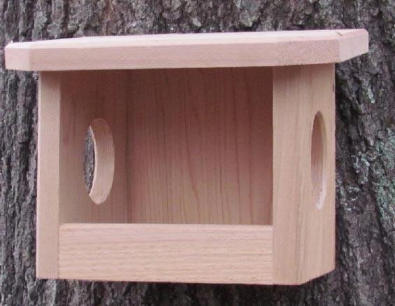 Гнездовье для птиц из дерева Погоныш Бланже (ГНЗ-001601)