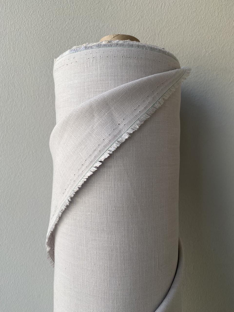 Ткань костюмная LINEN PLUS 100% лен 143 см 530 Светло-серый - фото 3