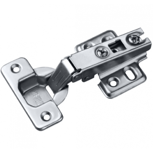 Петля меблева накладна Muller 110° Slide-on d 35 мм без доводчика з посиленою лапкою (714266)