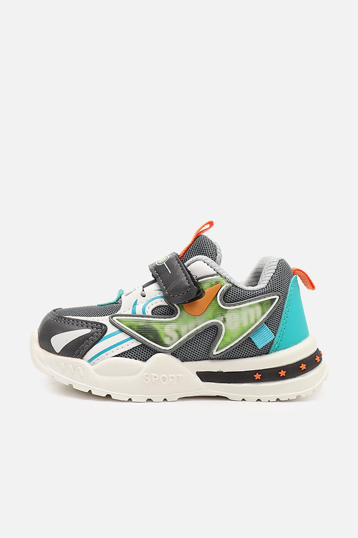 Кросівки на плоскій підошві для хлопчика Kimboo ЦБ-00272898 р. 23 Сірий (SKT001052690)