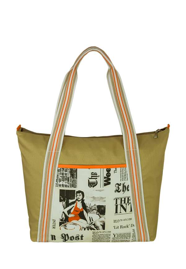 Сумка женская Episode Amanda Print Бежевая (S2506EP051)