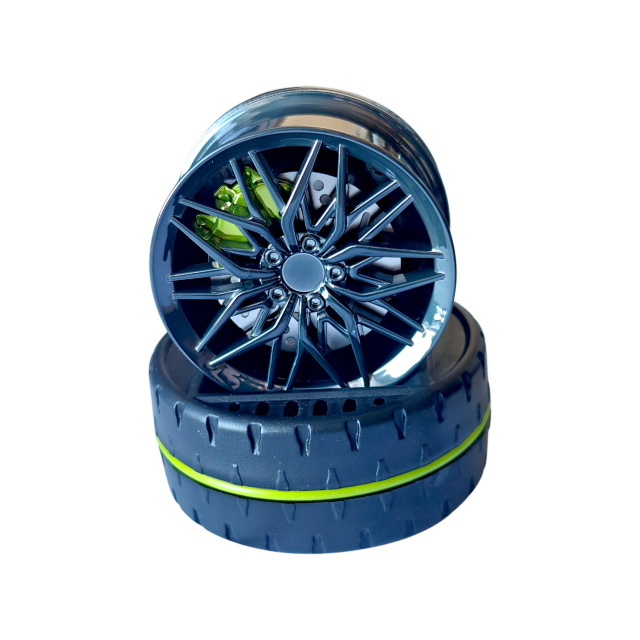 Ароматизатор Диск в шине на солнечной батарее Серый (2407301598)