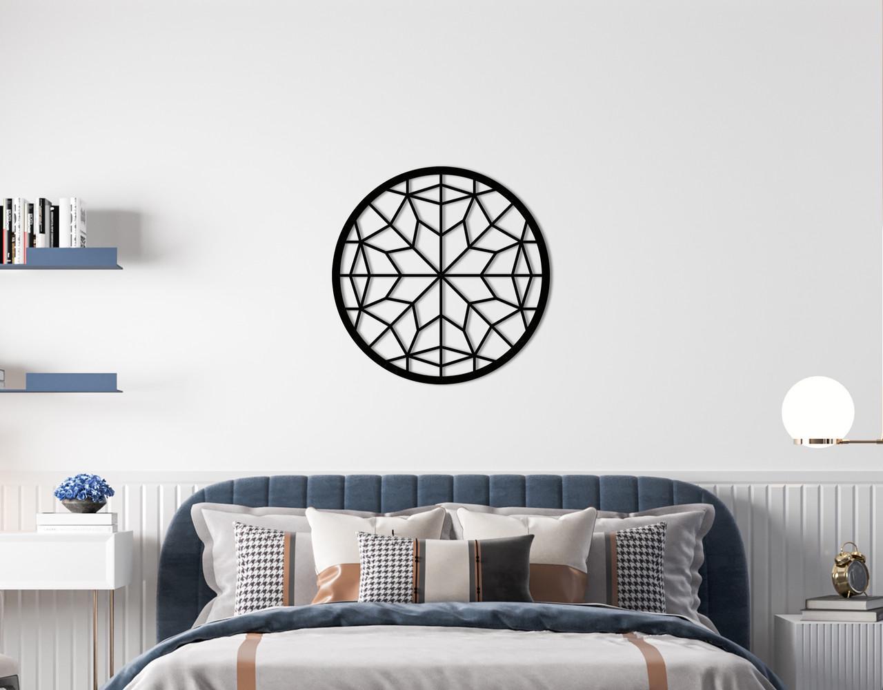 Декоративное панно на стену Upwood Decor Circle-056 33 60х60 см Black (1580330548)