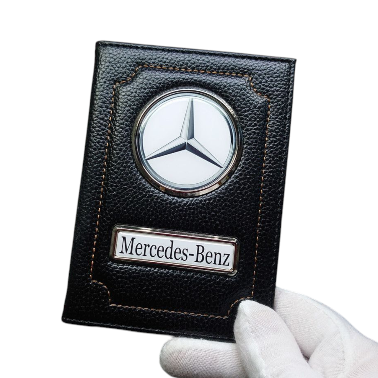 Обложка для водительских документов Mercedes с номером авто (1205574242) - фото 3