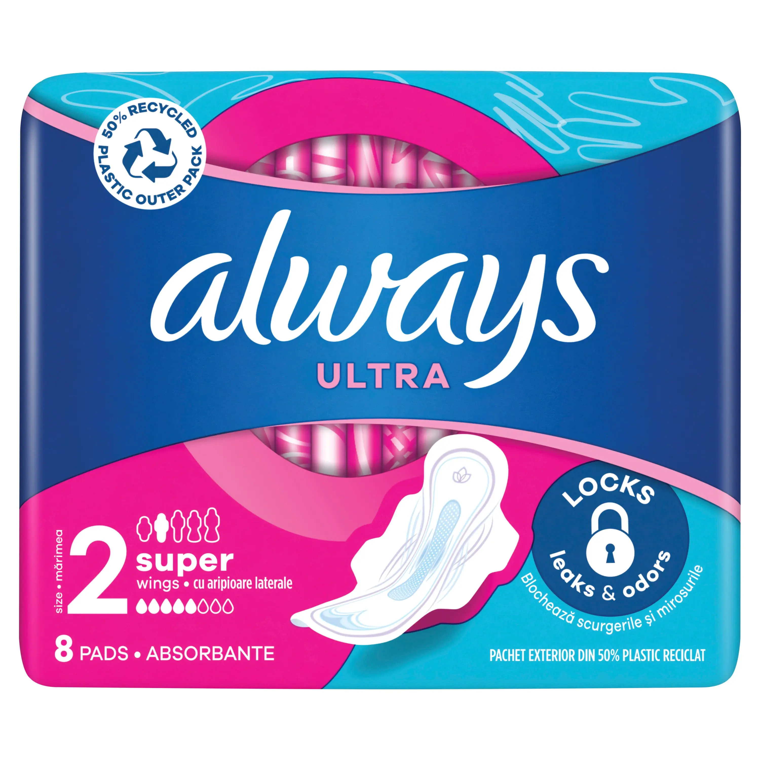 Прокладка Always Ultra Super Plus 5 капель 8 шт. (041788)