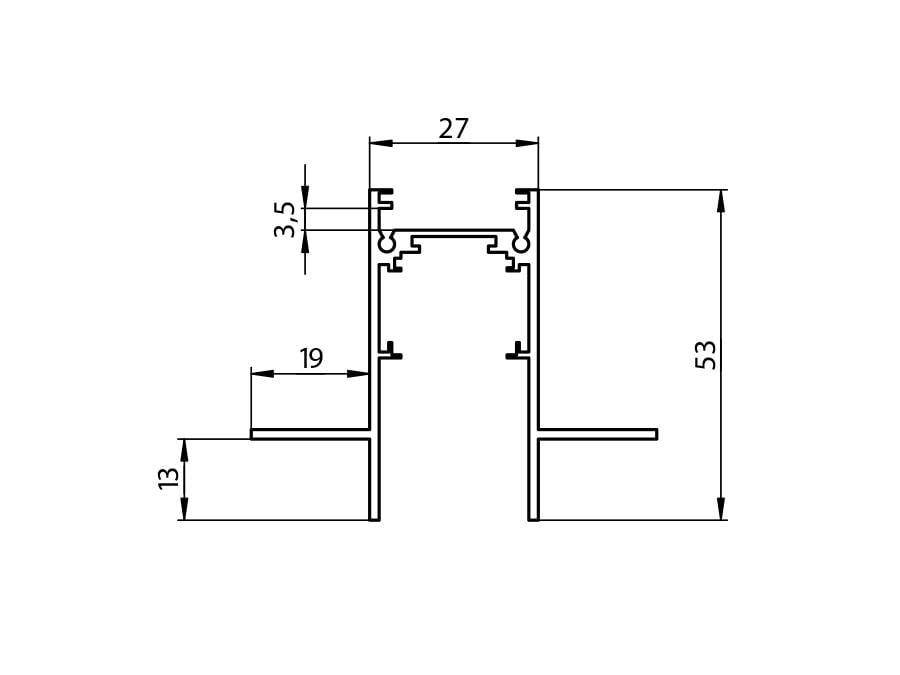 Угловой элемент для МТС для гипсокартона серия 20 (QY-Z20C-BK Ext 90) - фото 2 Угловой элемент для МТС для гипсокартона серия 20 (QY-Z20C-BK Ext 90) - фото 2